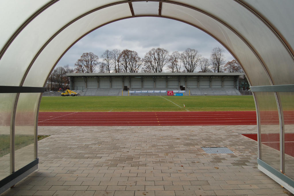 Die neue Gegentribüne des Hans-Walter-Wild-Stadions. Foto: Stadt Bayreuth
