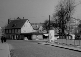 Schulbrücke zum Neuen Weg 1970. Foto: Archiv Bernd Mayer