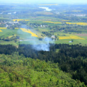 Die Waldbrandgefahr in Bayreuth ist nach Angaben des DWD 
