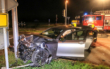 Kreuzungscrash in Oberfranken: Drei Schwerverletzte. Foto: News 5/Pascal Hörig