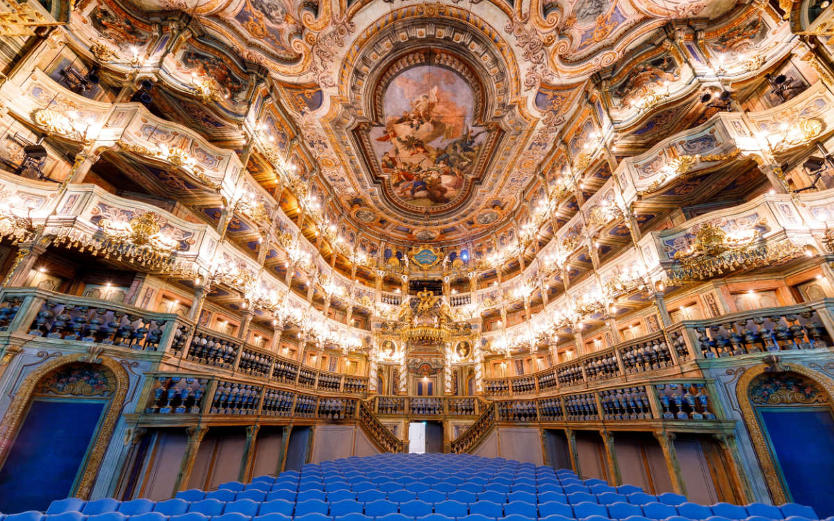 Das Markgräfliche Opernhaus ist das Zentrum des Festivals Bayreuth Baroque. Archivfoto: DZT/Loic Lagarde