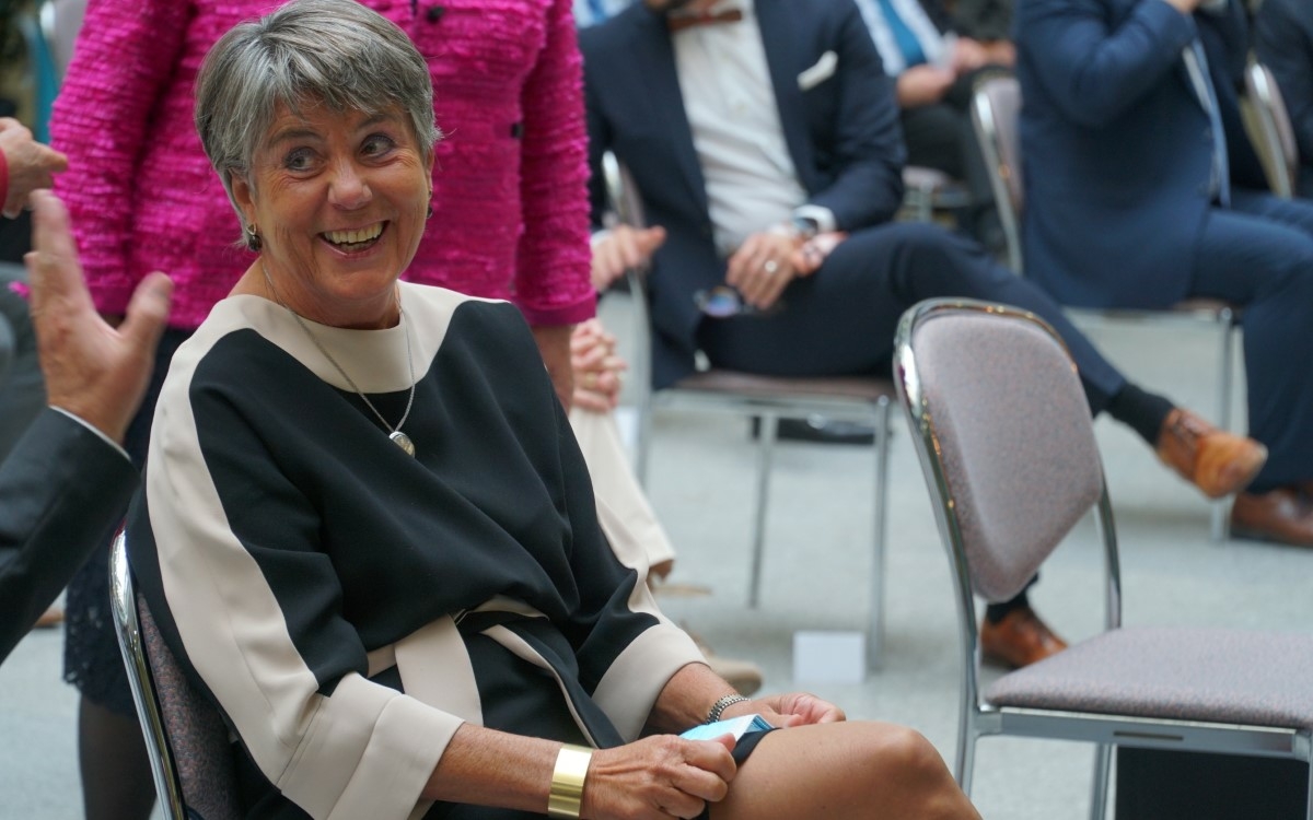 Am Freitag (2.10.2020) wurde Frau Oberbürgermeister a.D. Brigitte Merk-Erbe offiziell aus ihrem Amt verabschiedet. Foto: Raphael Weiß