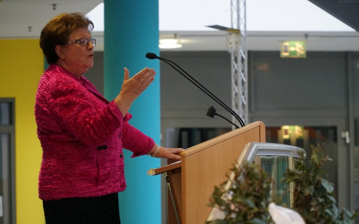 Am Freitag (2.10.2020) wurde Frau Oberbürgermeister a.D. Brigitte Merk-Erbe offiziell aus ihrem Amt verabschiedet. Foto: Raphael Weiß