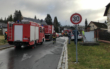 Ein Wohnhaus in Bischofsgrün im Kreis Bayreuth hat heute (11. November 2020) gebrannt. Ein enormes Aufgebot an Einsatzkräften war vor Ort. Foto: Raphael Weiß