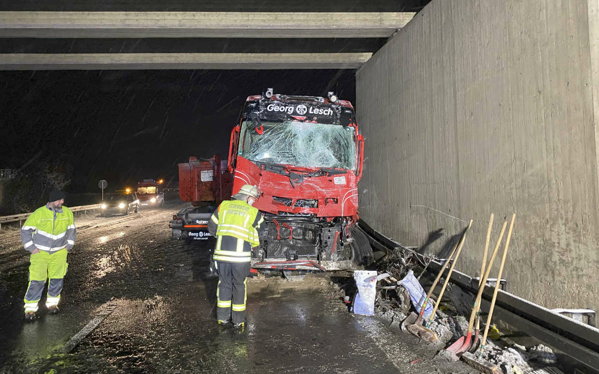 Unfall auf der A73 im Kreis Bamberg. Foto: News5/Merzbach