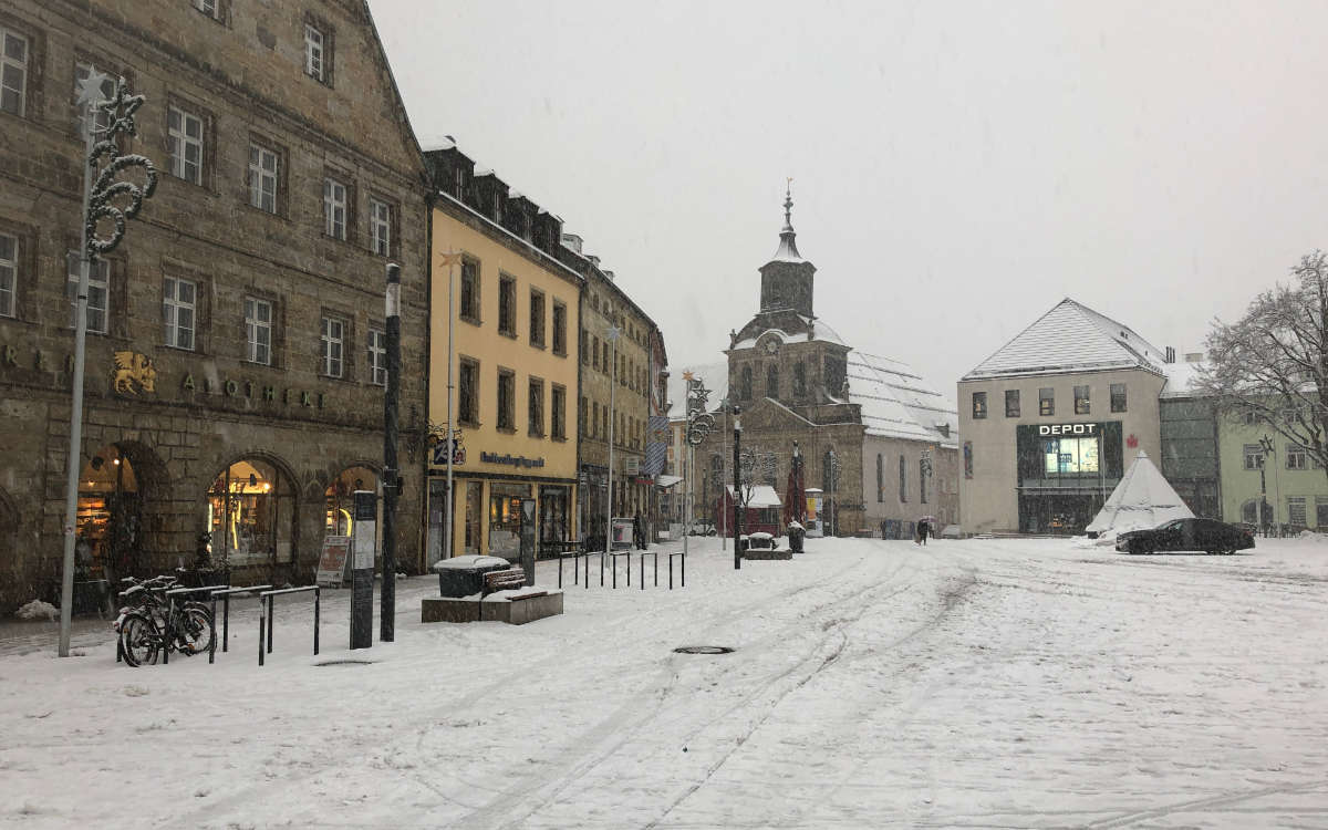 In Bayreuth soll es wieder schneien. Archivfoto: Katharina Adler
