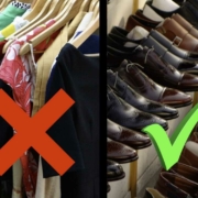 Schuhgeschäfte in Bayern dürfen unabhängig der Inzidenz öffnen, Klamottengeschäfte nicht. Symbolfotos: Pixabay (Montage: Redaktion)