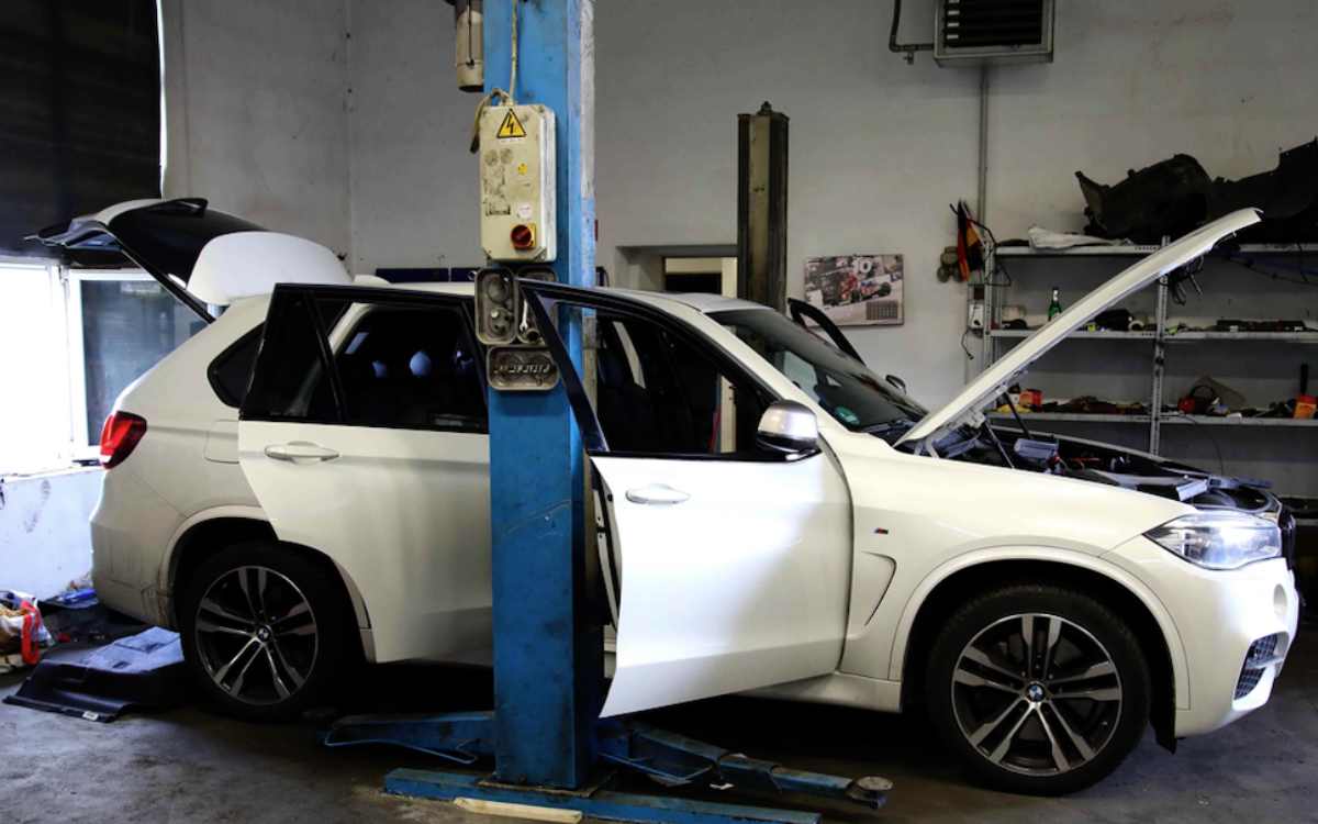 Ein gestohlener BMW. Foto: Polizei Sachsen