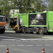 Tödlicher Unfall in Hof: Ein Müllwagen hat einen Fußgänger überfahren. Foto: News5/Fricke