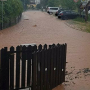 Nemmersdorf ist heute (7. Juni 2021) von einem heftigen Unwetter getroffen worden. Foto: privat
