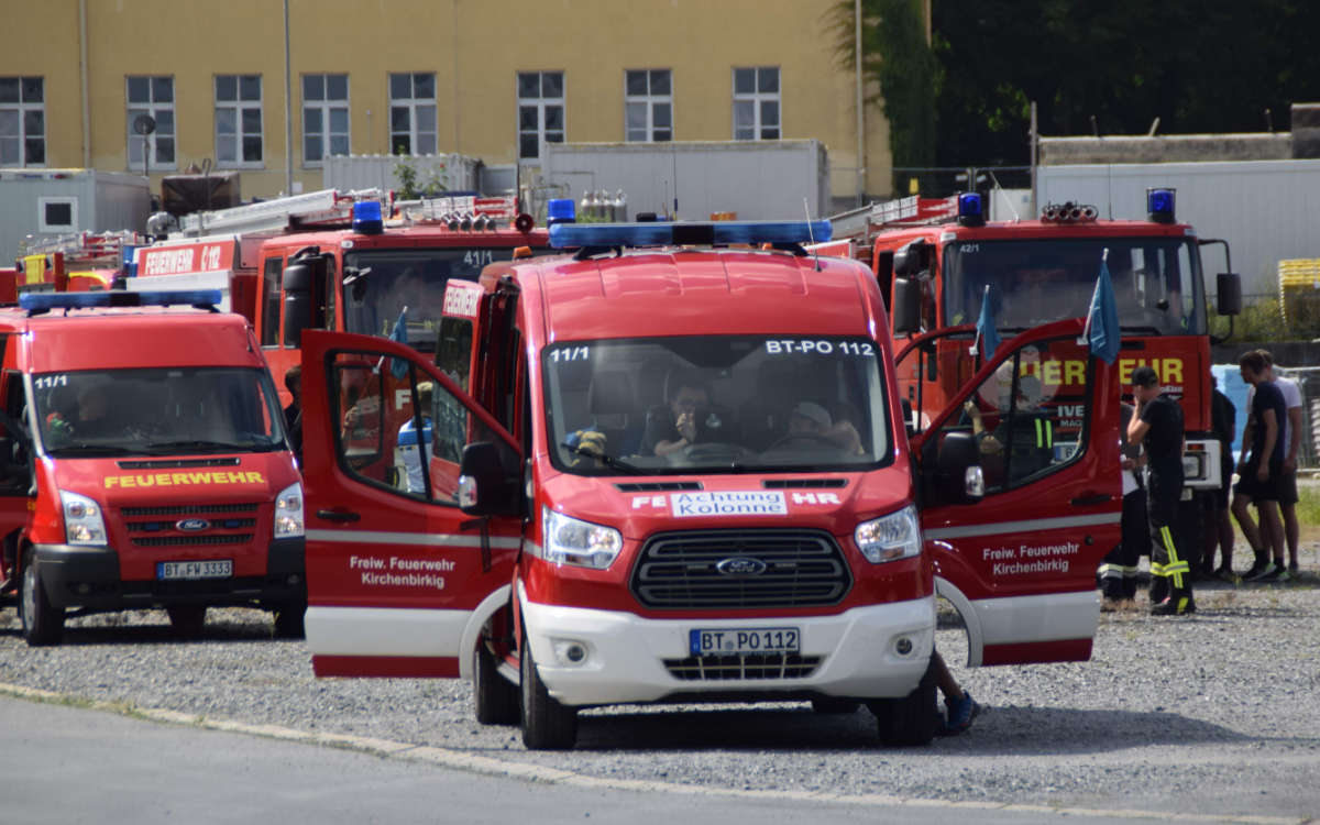 Feuerwehren aus Stadt und Landkreis Bayreuth fahren in das katastrophengebiiet nach Rheinland-Pfalz. Foto: News5 / Holzheimer
