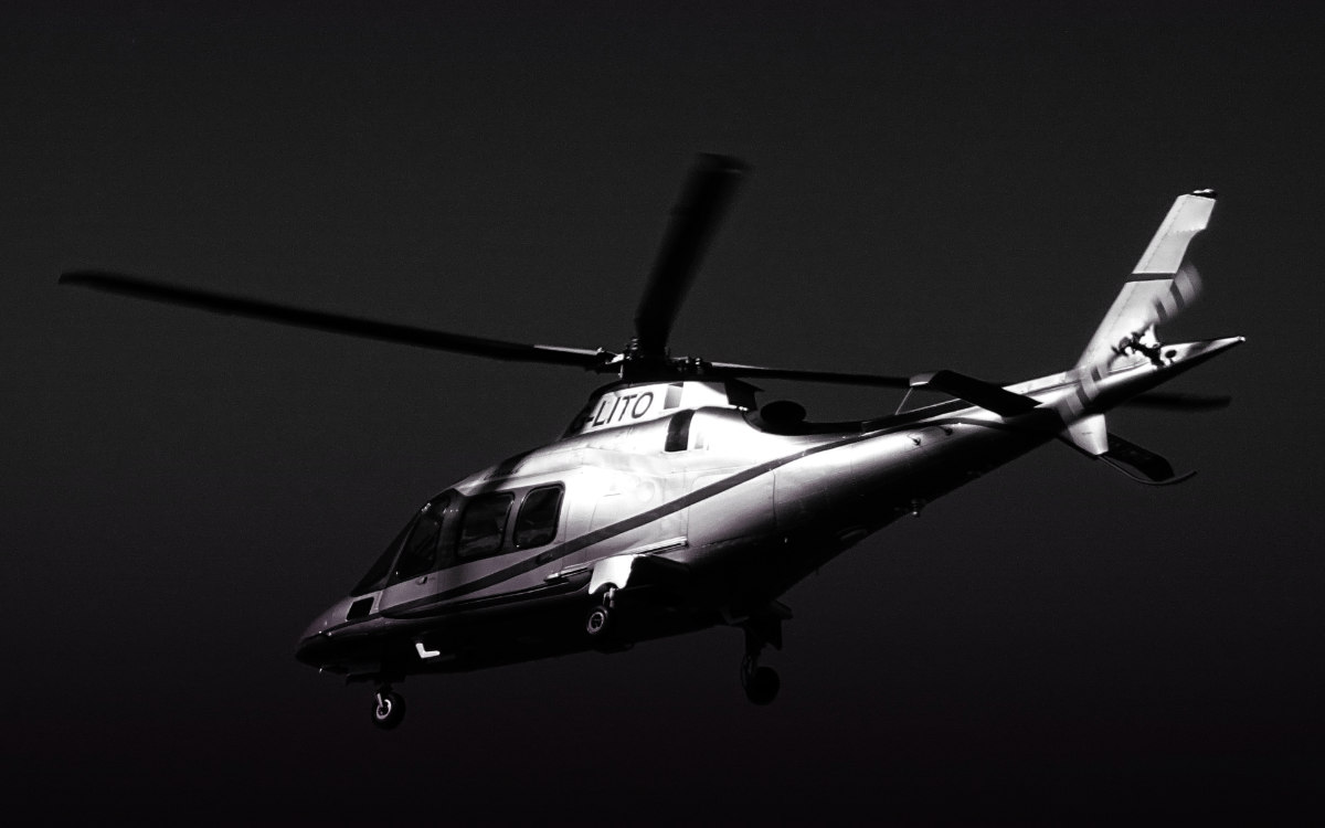 In Bayreuth kreiste in der Nacht auf Dienstag (27. Juli) ein Hubschrauber über der Stadt. Symbolbild: Pixabay