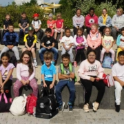 Lernen in den Ferien: 30 Kinder der Grundschule St. Georgen konnten sich im Bayreuther Kreuzsteinbad ihr Seepferdchen verdienen. Bild: Grundschule St. Georgen