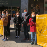 Demo für Klimaneutralität am 18. Oktober vor dem Rathaus in Bayreuth: auch vor der kommenden Stadtratssitzung am 27. Oktober wird es eine geben. Archivfoto: Christoph Wiedemann