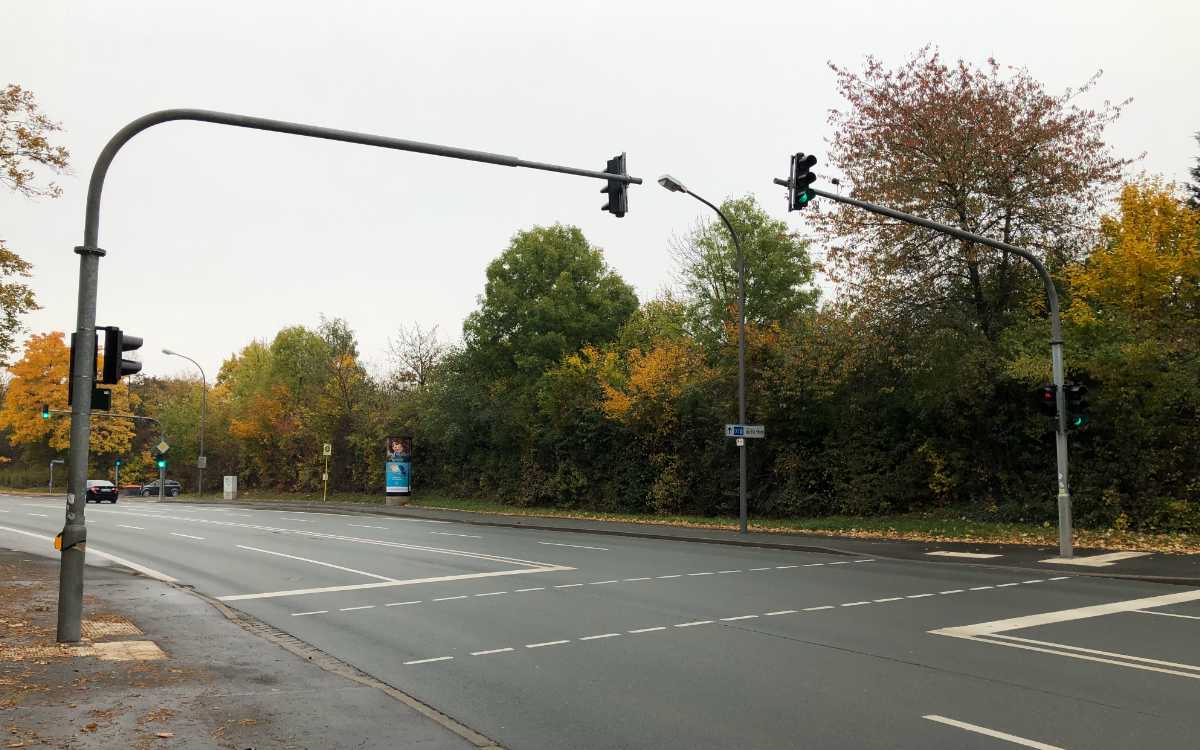 In Bayreuth werden Bernecker Straße und Albrecht-Dürer-Straße wegen Bauarbeiten vom 7. bis 10. Juni 2022 teilweise gesperrt. Archivbild: Michael Kind