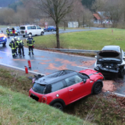 Schwerer Unfall am Badesee Trebgast. Foto: Polizei