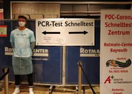 Neue PCR-Testmöglichkeit in Bayreuth. Foto: Apotheke im Rotmain-Center