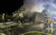 Schwerer Unfall auf A9 im Landkreis Bayreuth: Bei Gefrees steht ein Lkw in Flammen. Foto: Polizei