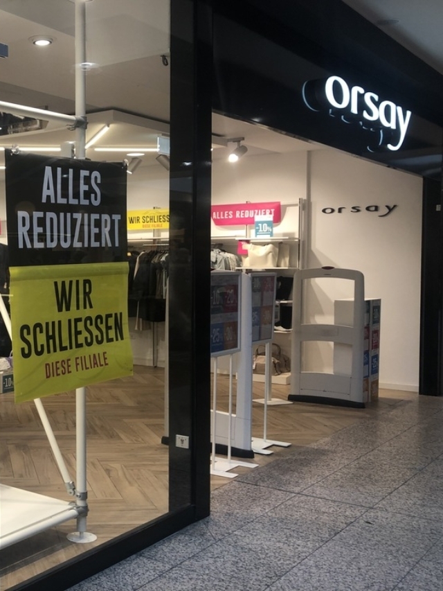 Orsay schließt Filialen in Franken