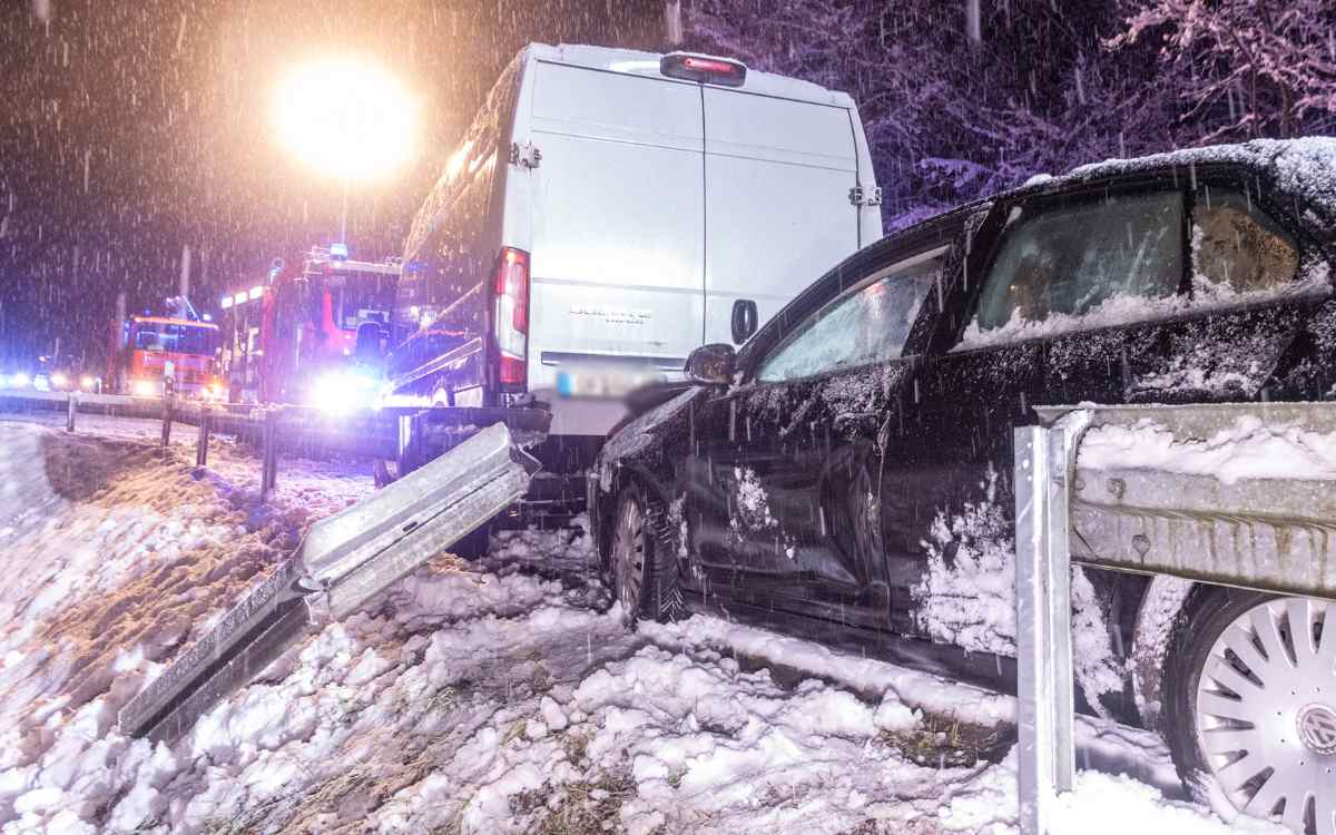 In Burgwindheim im Kreis Bamberg in Oberfranken kam es zu einem schweren Unfall. Bild: News5/Merzbach