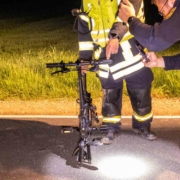 Bei Rattelsdorf (Landkreis Bamberg) erlitt ein E-Bike-Fahrer bei einem Unfall am Mittwoch (3. Mai 2022) schwere Kopfverletzungen. BIld: News5/Merzbach