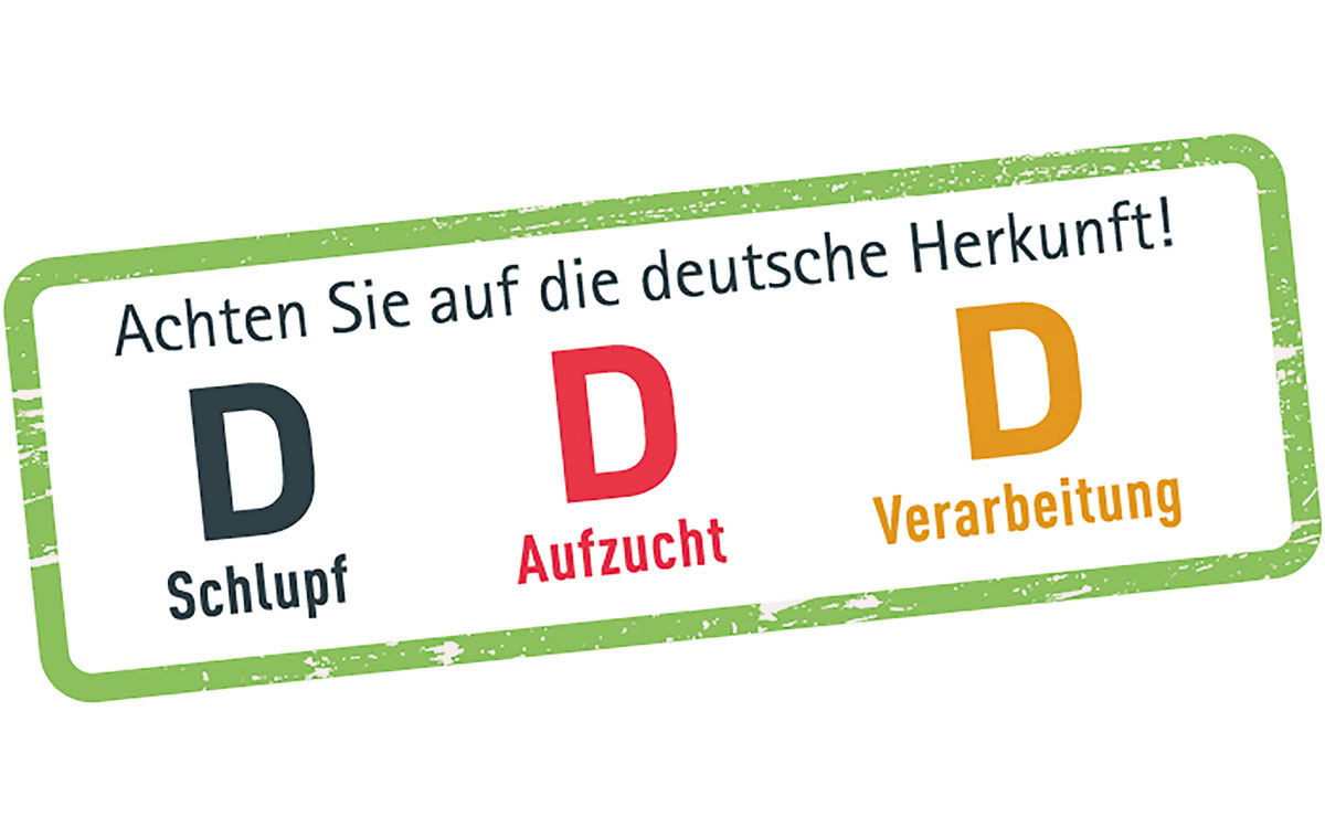 Beim Einkauf von Geflügelfleisch sollte man auf die deutsche Herkunft, zu erkennen an den „D“s auf der Verpackung, achten. Foto: djd/www.deutsches-geflügel.de