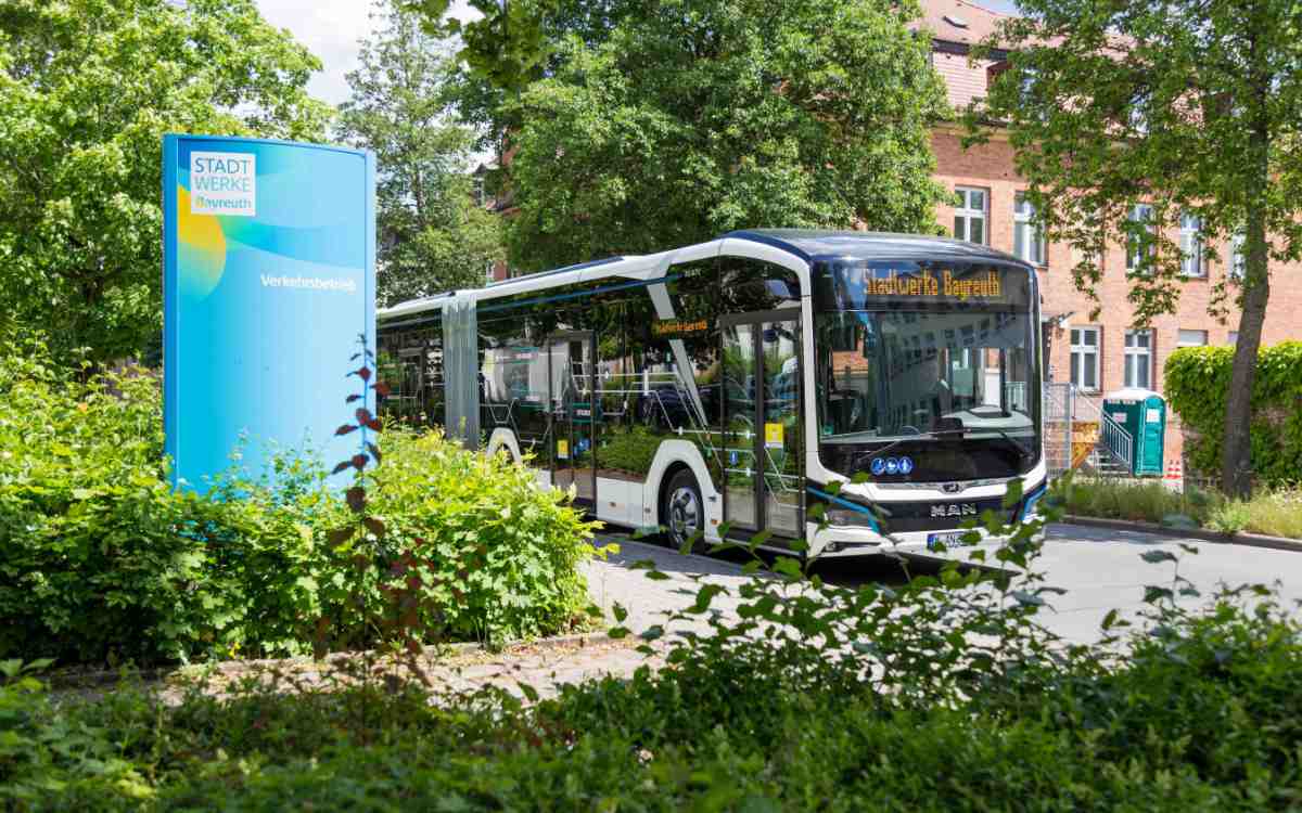 Die zahlreichen Bauarbeiten in Bayreuth sorgen für Änderungen beim Busfahrplan. Bild: Stadtwerke Bayreuth