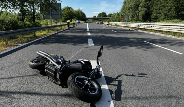 Schwerer Motorradunfall zwischen Glashütten und Volsbach Symbolbild Foto: NEWS5/Merzbach