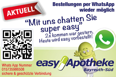 easyApotheke Bayreuth - Bestellungen per WhatsApp