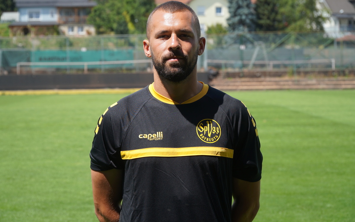 Felix Weber, Fußballspieler bei der SpVgg Bayreuth. Archivfoto: Noureddine Guimouza