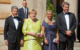 Altkanzlerin Angela Merkel mit Ehemann Joachim Sauer und Bayerns Ministerpräsident Markus Söder mit Ehefrau Karin Baumüller-Söder bei der Eröffnung der Bayreuther Festspiele 2022. Bild: Noureddine Guimouza