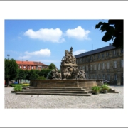 Der Markgrafenbrunnen in Bayreuth. Bild: Dr. Adrian Roßner