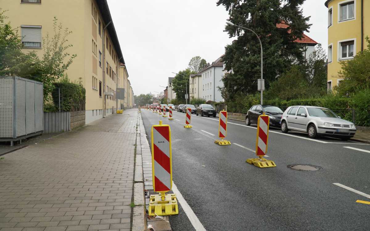Bayreuth hatte in der Bismarckstraße und der Erlanger Straße die Einspurigkeit geprobt. Archivbild: Annika Flatz
