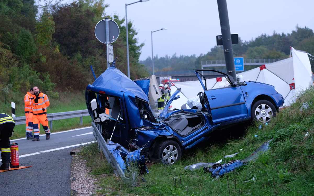 Zu einem tödlichen Unfall kam es heute morgen in Mittelfranken. Bild: News5/Grundmann