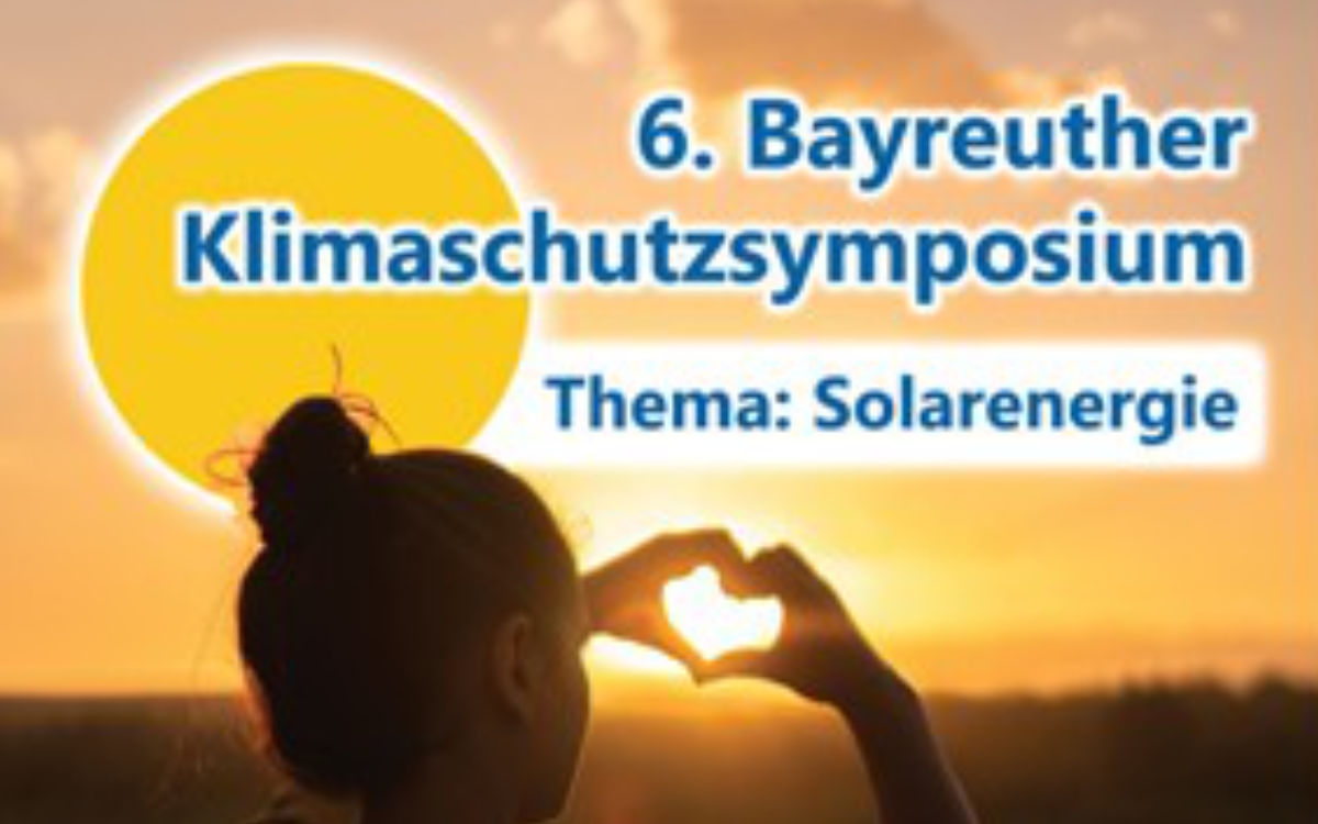 Am 15. November 2022 findet in Bayreuth das 6. Klimaschutzsymposium statt. Bild: Stadt Bayreuth