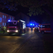Gestern Abend wurden 25 Einsatzkräfte wegen einer brennenden Gasleitung in Bayreuth alarmiert. Bild: Freiwillige Feuerwehr Stadt Bayreuth