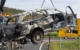 So schlimm sah der Mercedes nach dem Brand im Landkreis Coburg aus. Foto: NEWS5 / Ittig