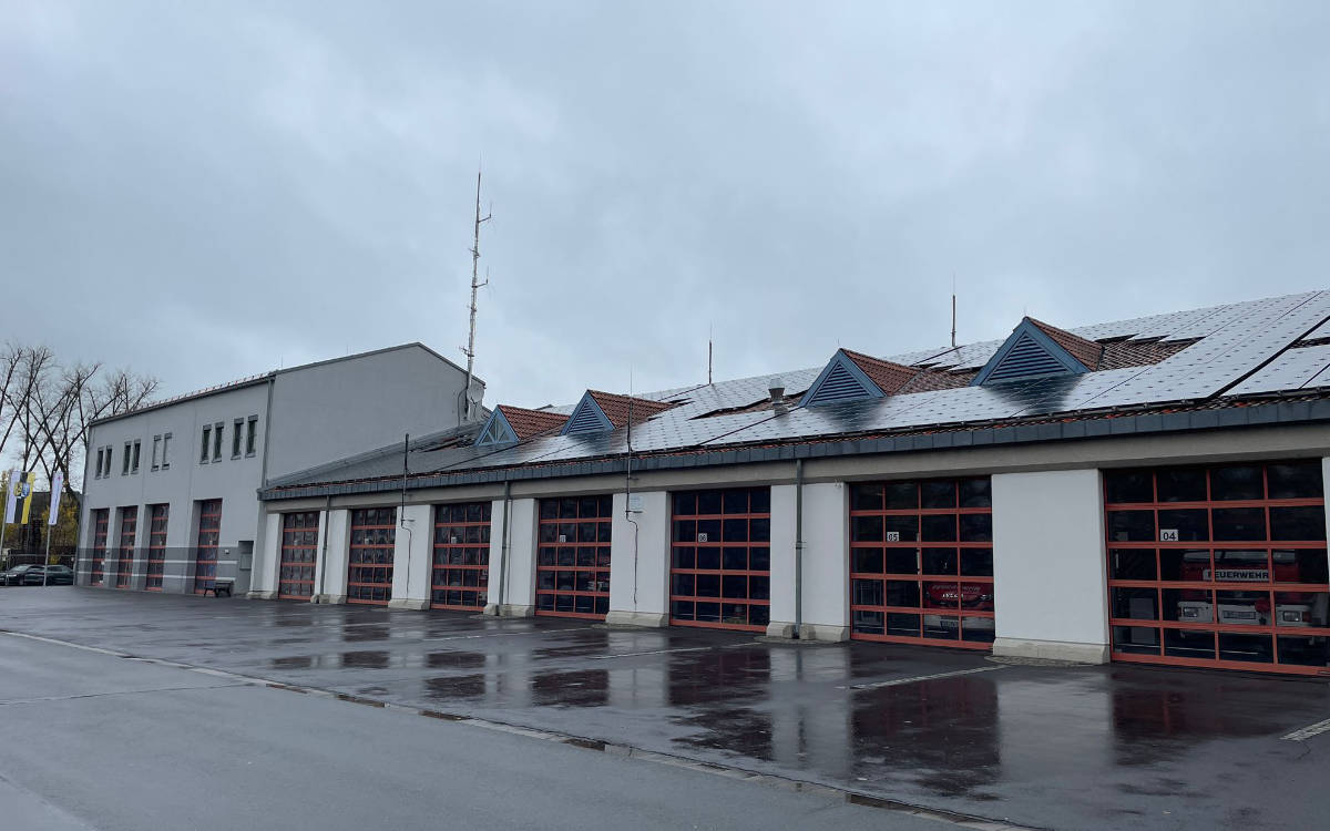 Das neue Feuerwehrgerätehaus Süd in Bayreuth wurde eingeweiht. Bild: Tim Felder