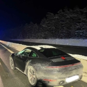 Der Porsche hat bei dem Unfall auf der A9 bei Bayreuth einen Totalschaden erlitten. Foto: privat