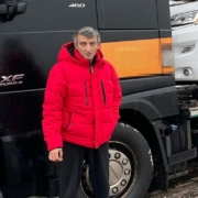 Der rumänische Lkw-Fahrer Marius Waduwa musste in Marktschorgast (Landkreis Kulmbach) gegen die Kälte kämpfen. Foto: privat