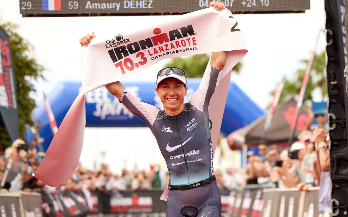 Anne Haug gewinnt IRONMAN 70.3 Lanzarote. Foto: IRONMAN Lanzarote