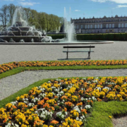 Gärtner pflanzen über 65.000 Frühlingsblumen in Bayreuth. Foto: Bayerische Verwaltung der Staatlichen Schlösser, Gärten und Seen