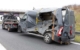 Der Kleintransporter musste nach dem Unfall in Oberfranken abgeschleppt werden. Foto: NEWS5 / Ittig