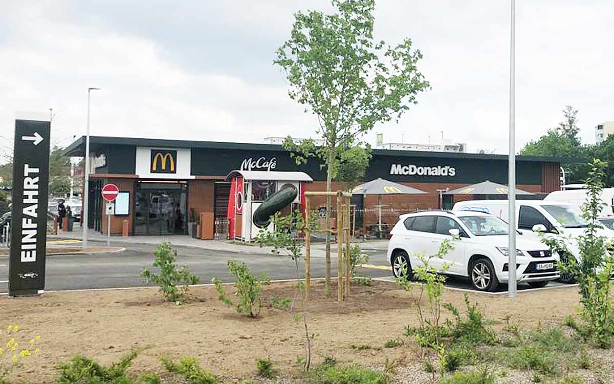 Der neue Bayreuther McDonald's ist fertig. Foto: Marcel Fuchs