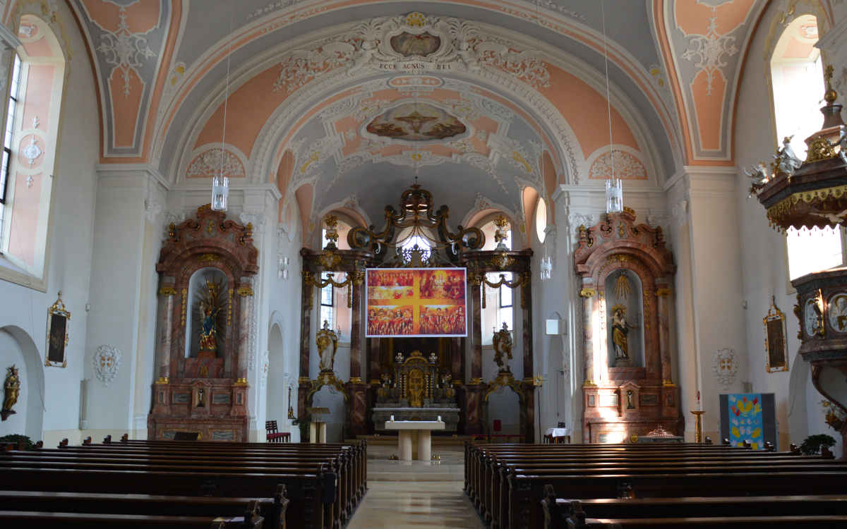 Inneres der Pfarrkirche St. Michael in Stadtsteinach (Foto: Robert Schäfer)