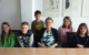 Die Kinderreporter Morgan (v.l.), Leo, Johannes, Alexandra und Esther haben vorab Professorin Schenk interviewt. Foto: Universität Bayreuth