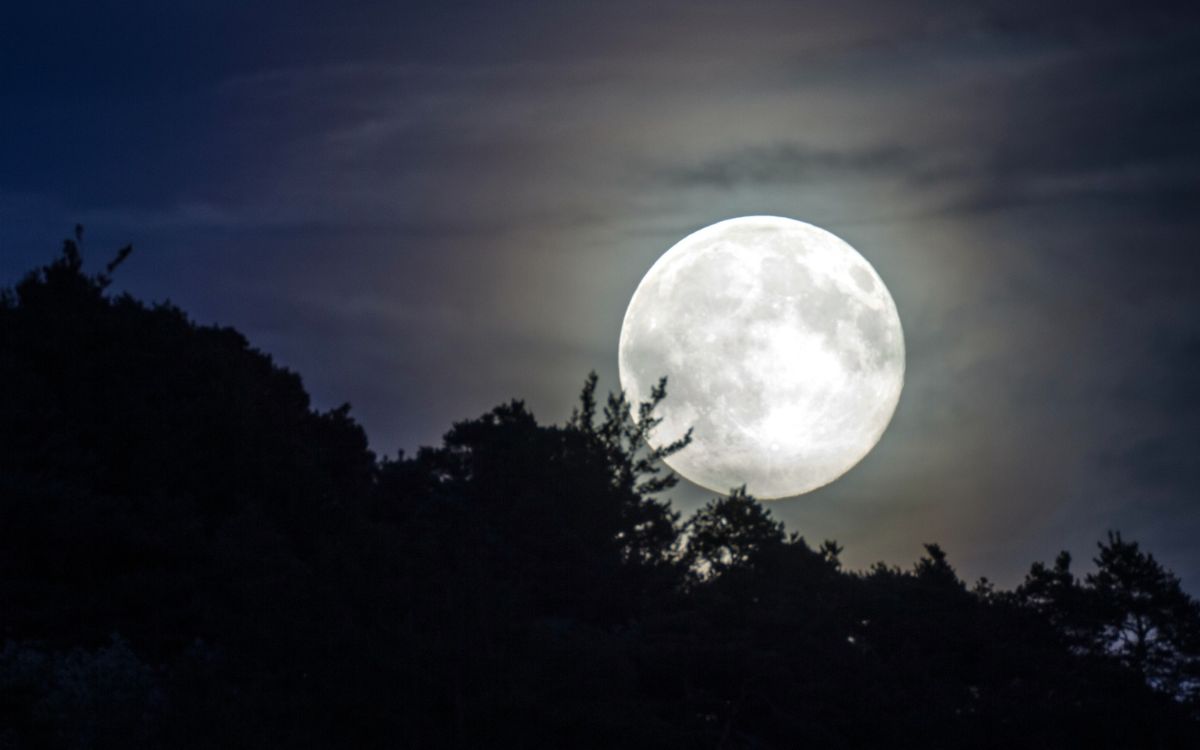 In der Nacht vom 31. August ereignet sich ein seltener “Super Blue Moon” am Nachthimmel. Symbolbild: Pixabay