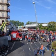 Der Tag der offenen Tür bildete den Abschluss der Feuerwehraktionswoche. Bild: Feuerwehr Bayreuth