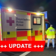 Viele Einsatzkräfte rückten nach dem Unfall auf der A9 bei Bayreuth an. Foto: BRK Bayreuth