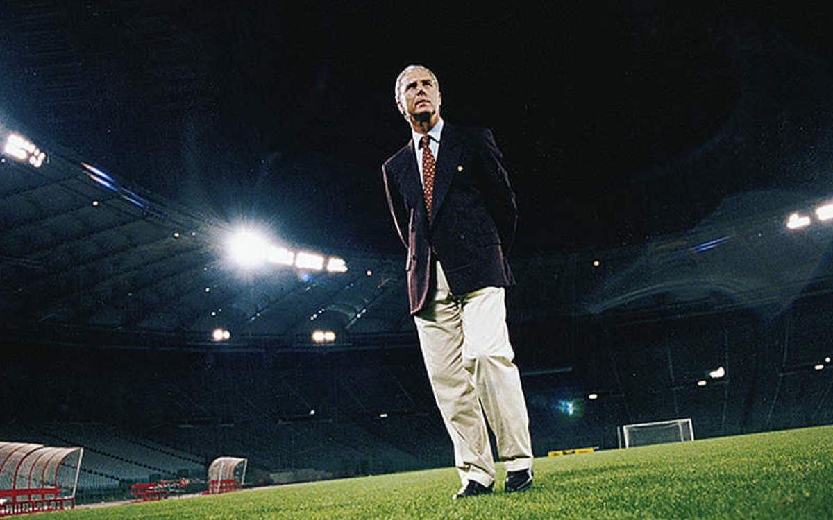 Franz Beckenbauer nach dem WM-Sieg 1990. Foto: Deutscher Fußball Bund